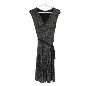 Karen Kane‎ Black White Wrap Style Dress Women's Size Medium